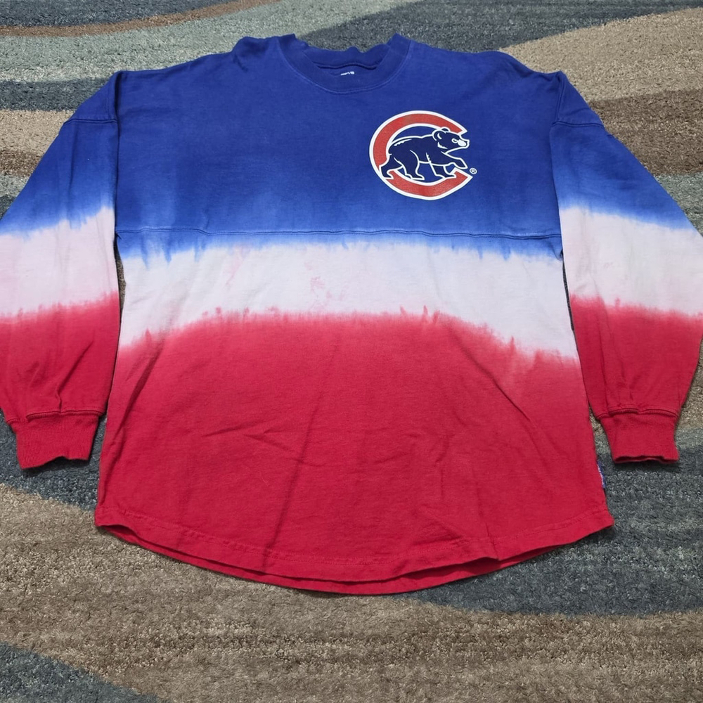 Chicago Cubs 2016 World Series Sweatshirt Fanatics Mens Small Tie Dye